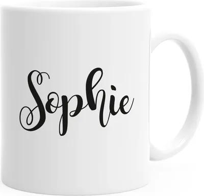 Produktbild von personalisierte Kaffee-Tasse mit Namen Namenstasse persönliche Geschenke für Frauen Mädchen SpecialMe® weiß Keramik-Tasse