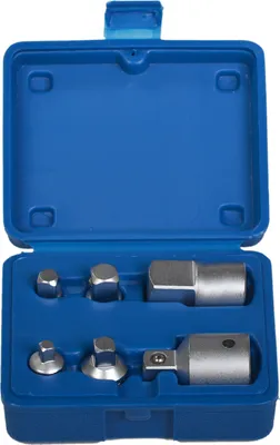 Image de Jeu d'adaptateurs RACCORDEMENT Réducteur 1/4" 3/8" 1/2" et 3/4 6 pcs