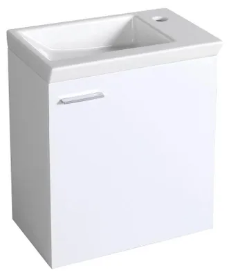 Zdjęcie produktu dla Aqualine Zoja - Szafka pod umywalkę wisząca 440x500x235 mm, biała 51046