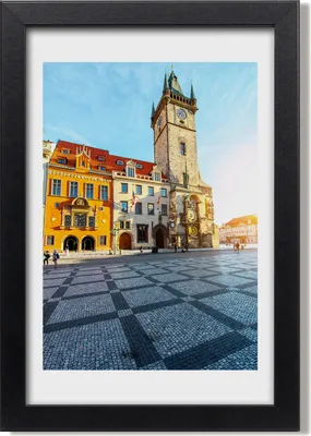 Produktbild von Bild 20x30 MDF-Rahmen, Wandkunst Prag Tschechische Republik
