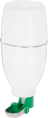 Zdjęcie produktu dla Poidło dla królików z kubkiem ze stali nierdzewnej 1500 ml z tworzywa sztucznego