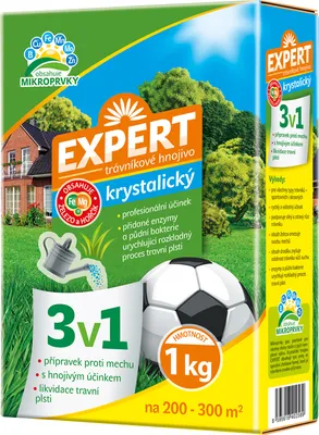 Obrázok produktu pre Nohel Záhradné hnojivo EXPERT kryštalické 3v1 na trávnik 1kg