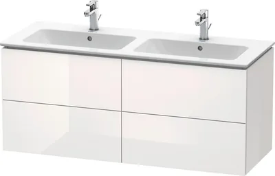 Image de Duravit L-Cube Meuble sous-lavabo suspendu, 4 tiroirs, 1290x550x481mm, LC625908585