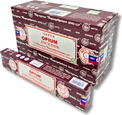 Produktbild von Satya Räucherstäbchen x LAVISA, Meditation, Aromatherapie, Räuchern, Weihrauch, Duft (Opium)