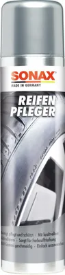 Produktbild von Sonax ReifenPfleger, Auto, Spray, Reifen, Schwarz, Grau, Weiß, Gummi, Dose vor Gebrauch schütteln. Bei stark verschmutzten Reifen diese z. B. mit SONAX GlanzShampoo...