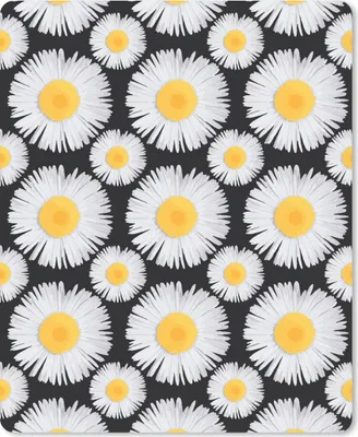Produktbild von MuchoWow® Mauspad Mousepad Muster - Gänseblümchen - Blumen - Mädchen - Kinder - Kinder 19x23 cm - Mousepads - Maus Mat - Pad - Mausunterlage - Mauspads - Spielen