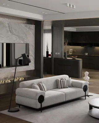 Image de Canapé 3 places Canapés Tissu Trois places Assise Rembourrage Design Salon Moderne Gris