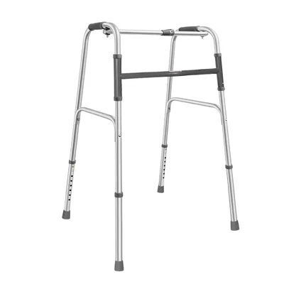Immagine prodotto di Zimilo telaio di deambulazione in alluminio a forma di H, regolabile in altezza, ausilio alla deambulazione per anziani, leggero e stabile, pieghevole