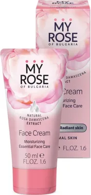 Zdjęcie produktu dla Nawilżający krem do twarzy - My Rose-Lavena-50ml