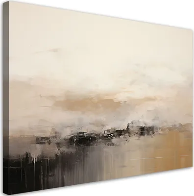 Immagine prodotto di Quadro su tela Astratto Lofts Beige 100x70 Feeby Beige quadro per la parete pronto da appendere