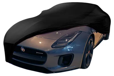 Image de Housse de voiture intérieure adaptée à Jaguar F-Type Roadster Noir NEU Bâche de