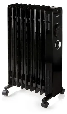 Immagine prodotto di Domo DO7327R radiatore a olio, apparecchio a libera installazione, 2000 watt, 3 impostazioni di calore, termostato