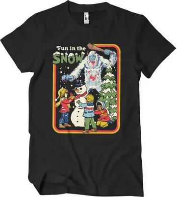 Produktbild von Fun In The Snow T-Shirt - Small  - Black
