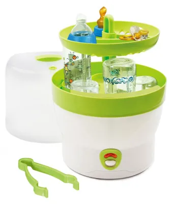 Produktbild von Babyruf BS 29g Babyflaschen Sterilisator für 6 Flaschen, grün