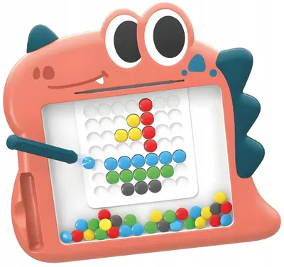 Immagine prodotto di WOOPIE Lavagna magnetica per bambini Montessori MagPad Dinosauri