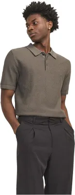 Produktbild von Jack & Jones Lusandri Knit Kurzarm-poloshirt Grau S Mann Grau S