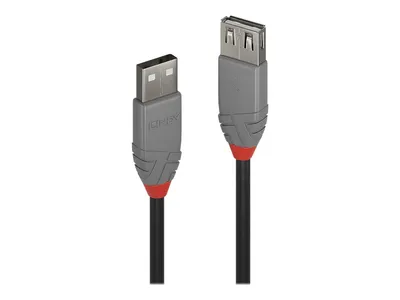 Obrázok produktu pre Lindy 36704 USB kábel USB 2.0 3 m USB A Schwarz, Grau