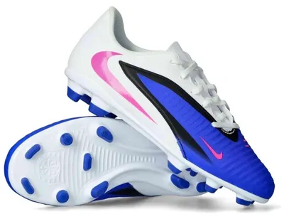 Imagen del producto de Botas de fútbol Nike Jr. Phantom 6 Low Club "Racer Blue/White/Pink Blast" para Niños