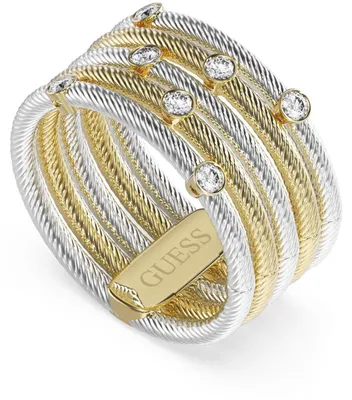 Zdjęcie produktu dla Pierścionek damski złoty Guess R-16