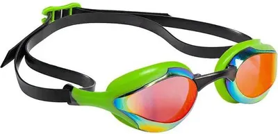 Imagen del producto de Gafas de natación Madwave Alien Rainbow con lente espejada, transparentes, talla única