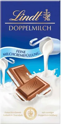 Produktbild von Lindt Doppelmilch Tafel 100g