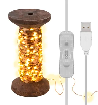 Produktbild von Goobay 60342, Lichterketten, Braun, Transparent, IP20, Transparent, 150 Glühbirne(n), LED