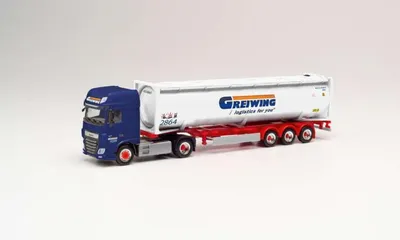 Produktbild von Herpa LKW DAF 106 XF SSC Drucksilo-Cont-SZ Greiwing 312004
