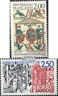 Produktbild von Briefmarken Frankreich 1987 Mi 2626,2628 (kompl.Ausg.) postfrisch Wilhelm