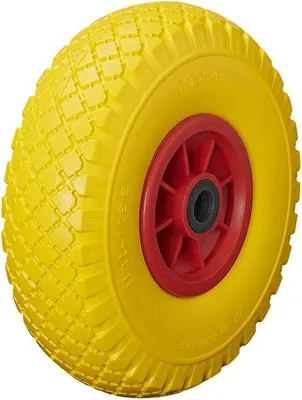 Produktbild von PU-Reifen mit Kunststofffelge 10" 3.00-4