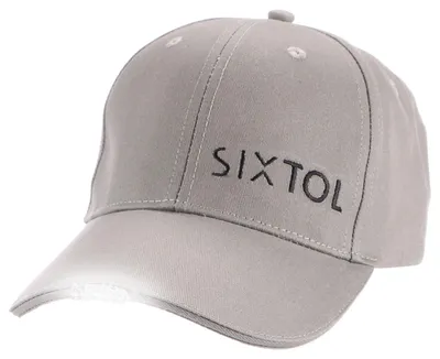 Obrázek produktu pro LED kšiltovka Sixtol se světlem B-CAP 25lm, nabíjecí, USB šedá