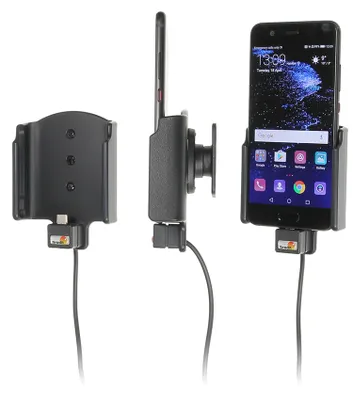 Produktbild von Brodit Gerätehalter 521956 mit Ladefunktion - für Smartphones - Huawei P10