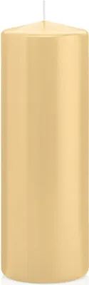 Produktbild von Wiedemann Stumpenkerzen Champagner 200 x Ø 68 mm, 12 Stück