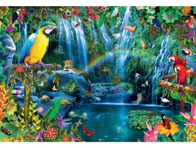 Obrázok produktu pre BLUEBIRD Puzzle Tropické papagáje 1000 dielov