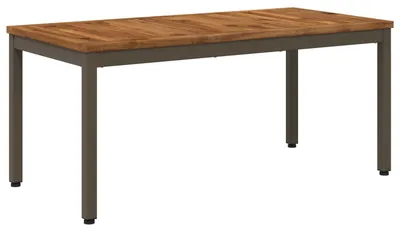 Immagine prodotto di vidaXL Tavolino da caffè in legno naturale e marrone, 50 x 100,5 x 45 cm