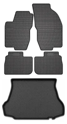 Immagine prodotto di Tappetini gomma SolidPRO + bagagliaio per Alfa Romeo 156 2000-2006 5 pezzi