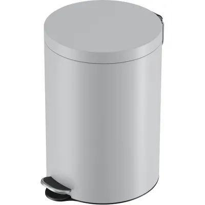 Image de Hailo Poubelle à pédale ronde Selekta 20 l gris