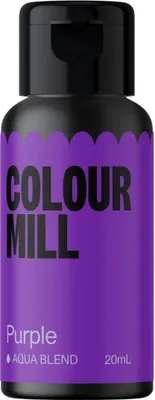 Produktbild von Colour Mill Aqua Blend Lebensmittelfarbe Purple 20 ml