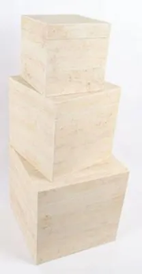 Produktbild von Tineo koffer beige 34x33cm - Atmosphera créateur d'intérieur