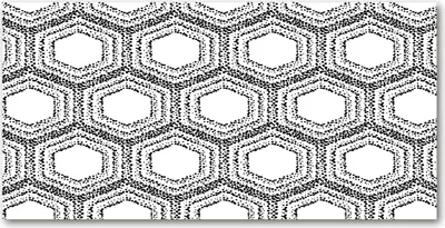Produktbild von Tulup® Leinwandbild - 140x70 cm - Wandkunst - Drucke auf Leinwand - Leinwanddruck  - Sonstige - Schwarzweiß - Geometrische Figuren