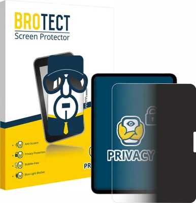 Produktbild von BROTECT Sichtschutzfolie für Apple iPad Pro 11" WiFi 2024 Anti-Spy Privacy Sichtschutz Blickschutz Folie Blaulicht-Schutz
