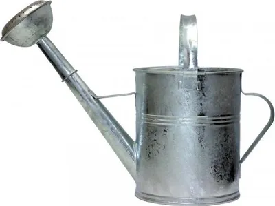 Produktbild von Gieskanne - verzinktes Metall - abnehmbarer Sprinklerkopf - 5 l