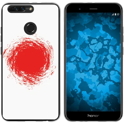 Produktbild von PhoneNatic Case kompatibel mit Huawei Honor 8 Pro Silikon-Hülle WM Japan M7
