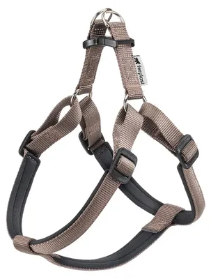 Imagen del producto de Arnés para perros Ferplast, para perros grandes, modelo Daytona P, talla L, color marrón. Circunferencia del cuello: 65-70 cm, circunferencia del abdomen: 66-73 cm