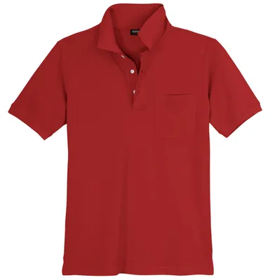 Produktbild von Redfield Basic Poloshirt rot Übergröße Ralph