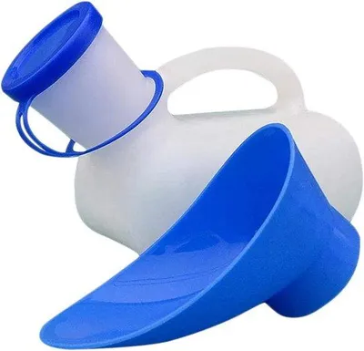 Produktbild von Famanu Urinal Tragbar für Männer, Frauen und Kinder - 1 Liter Mobiltoilette