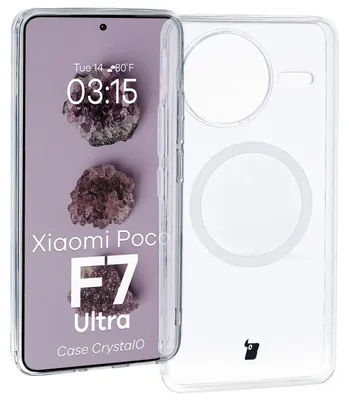 Produktbild von Bizon Case CrystalO Magnetic Xiaomi POCO F7 Ultra klar