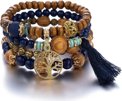Image de Bracelets MA-27513 - Élégance Vintage en Bleu KP27513
