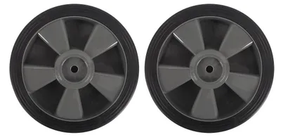 Productafbeelding van Elzusha - Set van 2 Kunststof Grillwielen 195mm voor Barbecuetrolley
