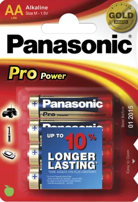 Obrázek produktu pro Panasonic Alkaline Pro Power LR6PPG - Batterie 4 x AA-Typ