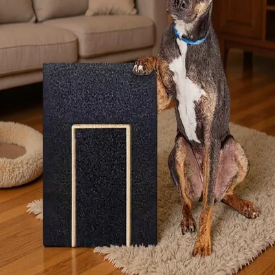 Produktbild von Dog Nail Scratchboard - Ausziehbarer -Nagelschleifer Holzkratzer - Hundetrimmbrett Kratzspielzeug für kleine, mittelgroße und große Hunderassen
